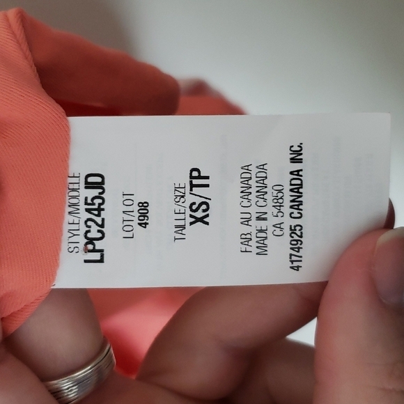 Lapina David Helwani two tone peach pink keyhole back skater dress, women's XS - Picture 6 of 9